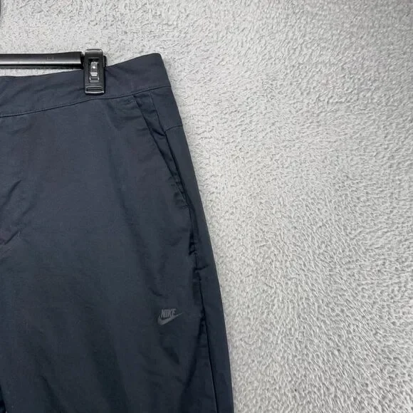 Nike Pants Men's 32 Black Chino Khaki Cropped Woven Sportswear Utility Golf Flex